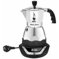 Гейзерная кофеварка электрическая Bialetti Moka Timer на 6 порций (6093)