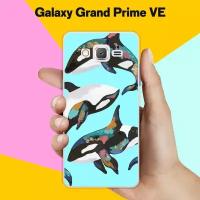 Силиконовый чехол на Samsung Galaxy Grand Prime VE Косатки / для Самсунг Галакси Гранд Прайм ВЕ Дуос