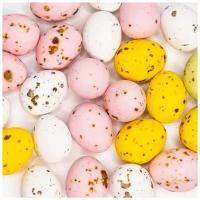Шоколадные "Перепелиные яйца" микс, украшение для декорирования куличей, 100 гр
