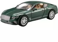 Модель автомобиля BENTLEY CONTINENTAL GT коллекционная металлическая игрушка масштаб 1:24 зеленый