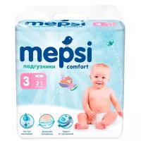 Подгузники MEPSI М (6-11 кг), 21 шт