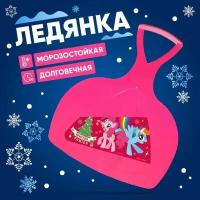 Ледянка, Соломон, My little pony, легкая и гибкая, розовый, 40 см, 1 шт