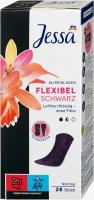 Черные ежедневные прокладки Jessa normal Flexible Black, 28 шт