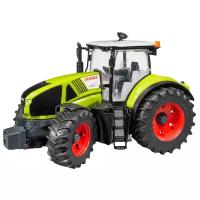 Масштабная модель Bruder 03-017 Трактор Claas Axion 950 c цепями и снегоочистителем