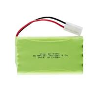 Аккумулятор Ni-Mh 9,6v AA 2800mah для радиоуправляемых игрушек, разъем KET-2P Tamiya, батарейка КЕТ-2Р на р/у машинку-перевертыш, лодку, танк