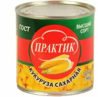 Кукуруза сахарная Практик, 340 г, 5 шт