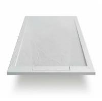 Поддон для душа из искусственного камня Vincea VST-4SRL8012W, 1200*800*25, белый матовый