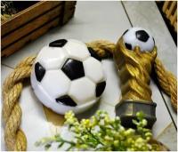 Набор пластиковых форм для мыла в спортивной тематике "Кубок футбольный, мяч" - 2 шт