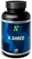 Жиросжигатель X-SHRED STL, 120 капс. / Жиросжигатель для похудения / Предтренировочный комплекс