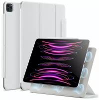 Чехол книжка ESR Rebound Magnetic Case с застежкой для iPad Pro 12.9 (2020, 2021, 2022), белый