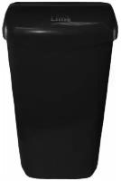 Мусорное ведро для кухни ванной комнаты туалета подвесное черное LIME, 23 литра