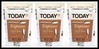 Кофе растворимый Today Espresso 75 грамм пакет 3 штуки