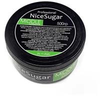 Сахарная паста изумруд 500 гр Средняя для шугаринга и депиляции NiceSugar Professional