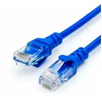 Патч-корд UTP 20 m, литой, RJ45, Cat.5e, Atcom синий