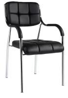 Стул для посетителей Easy Chair 805 VP кожзам черный, хром