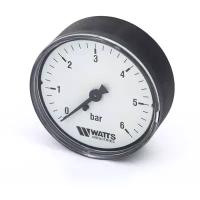 WATTS Манометр аксиальный F+R100 63 мм 1/4" 6 бар WATTS