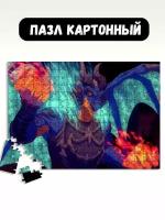 Пазл картонный 39,5х28 см игры world of warcraft dragonflight - 18156