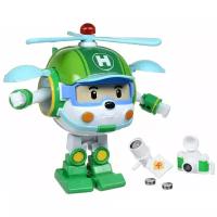 Робот-трансформер Silverlit Robocar Poli Хелли 12,5 см с подсветкой и аксессуарами, зеленый