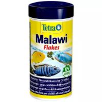 TETRA MALAWI FLAKES корм хлопья для травоядных цихлид (250 мл)