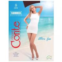 Колготки Conte elegant Summer, 8 den, размер 5, коричневый