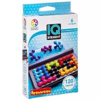 Настольная игра для детей, компании развивающая в дорогу логическая Iq-элемент, 120 заданий, Smart Games, Bondibon, 665161