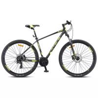 Горный (MTB) велосипед STELS Navigator 930 D 29 V010 (2019) антрацитовый/чёрный/лайм 16.5" (требует финальной сборки)