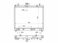 SAT DA0001-07-1 Радиатор Daihatsu Terios 06- / Toyota Rush 06-16
