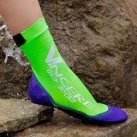 (XS) Vincere GRIP SOCKS LIME GREEN Носки для пляжного волейбола (Липкий лого) Зеленый