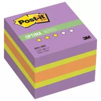 Post-it Блок-кубик Optima, 51х51 мм, 400 штук (2051) 1 шт. в ассортименте 70 г/м² 50 мм 50 мм 400 листов