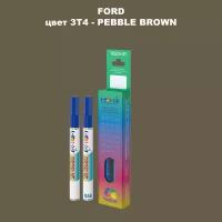 Маркер с краской COLOR1 для FORD, цвет 3T4 - PEBBLE BROWN