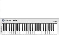 MIDI клавиатура AXELVOX KEY49j White