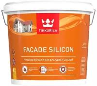 Краска для фасадов и цоколей Facade Silicon Tikkurila 2,7 л База A (белый) глубокоматовая