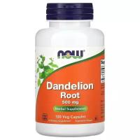 Капсулы NOW Dandelion Root 500 мг, 110 г, 500 мг, 100 шт