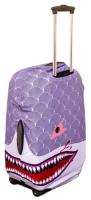 Чехол для чемодана "Фиолетовая акула" (L)