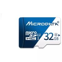 Карта памяти MyPads Microdata MicroSD (SDHC) 32GB Class 10 UHS-1. Подходит для зеркала видеорегистратора / авторегистратора / игр на телефон и планшет