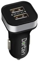 Зарядное устройство USB автомобильное Dorten Universal Car Charger 2-Port USB 1/2.4 А 12W Black