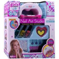 Детский маникюрный набор для девочек "Nail Art Studio" с сушкой и стразами