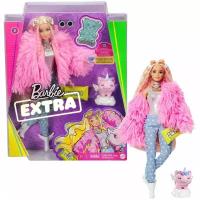 Кукла Barbie Барби Экстра в розовой куртке GRN28