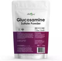 Глюкозамин для суставов, связок Atletic Food Glucosamine Sulfate Powder - 100 грамм, натуральный