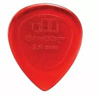 Медиатор Dunlop 474R1.0 Stubby Jazz, 1 мм, 1 шт