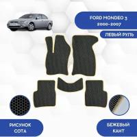 Комплект Ева ковриков для Ford Mondeo 3 2000-2007 С левым рулем / Форд Мондео 3 2000-2007 / Защитные авто коврики