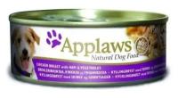 Applaws - Консервы для собак с курицей, ветчиной и овощами 156 гр