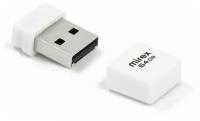 USB флэш-накопитель 3.0 64 ГБ Mirex MINCA WHITE 64GB, мини маленькая флешка