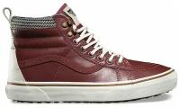 Утепленные кеды Vans UA SK8-HI MTE VA33TXOQ5 бордовые (35)