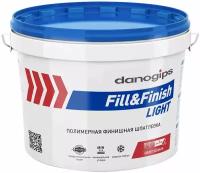 Шпатлевка Danogips Fill&Finish Light универсальная облегченная 10 л/12,3 кг