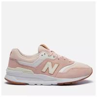 Кроссовки New Balance 997, цвет розовый/белый, размер 8US