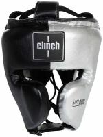 C145 Шлем боксерский Clinch Punch 2.0 черно-серебристый