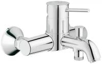 Смеситель однорычажный для ванны, GROHE BauClassic, хром, (32865000)