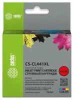 Картридж струйный Cactus CS-CL441XL многоцветный (18мл) для Canon Pixma GM2040/4040/GM2140/2240