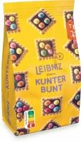 Печенье мини Leibniz Красочное с шоколадным кремом с добавлением разноцветных кусочков шоколада 150г